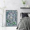 >SALE<Full Embroidery Cotton Thread14CT Print Tiger Mother and Son Cross Stitch36x50cm