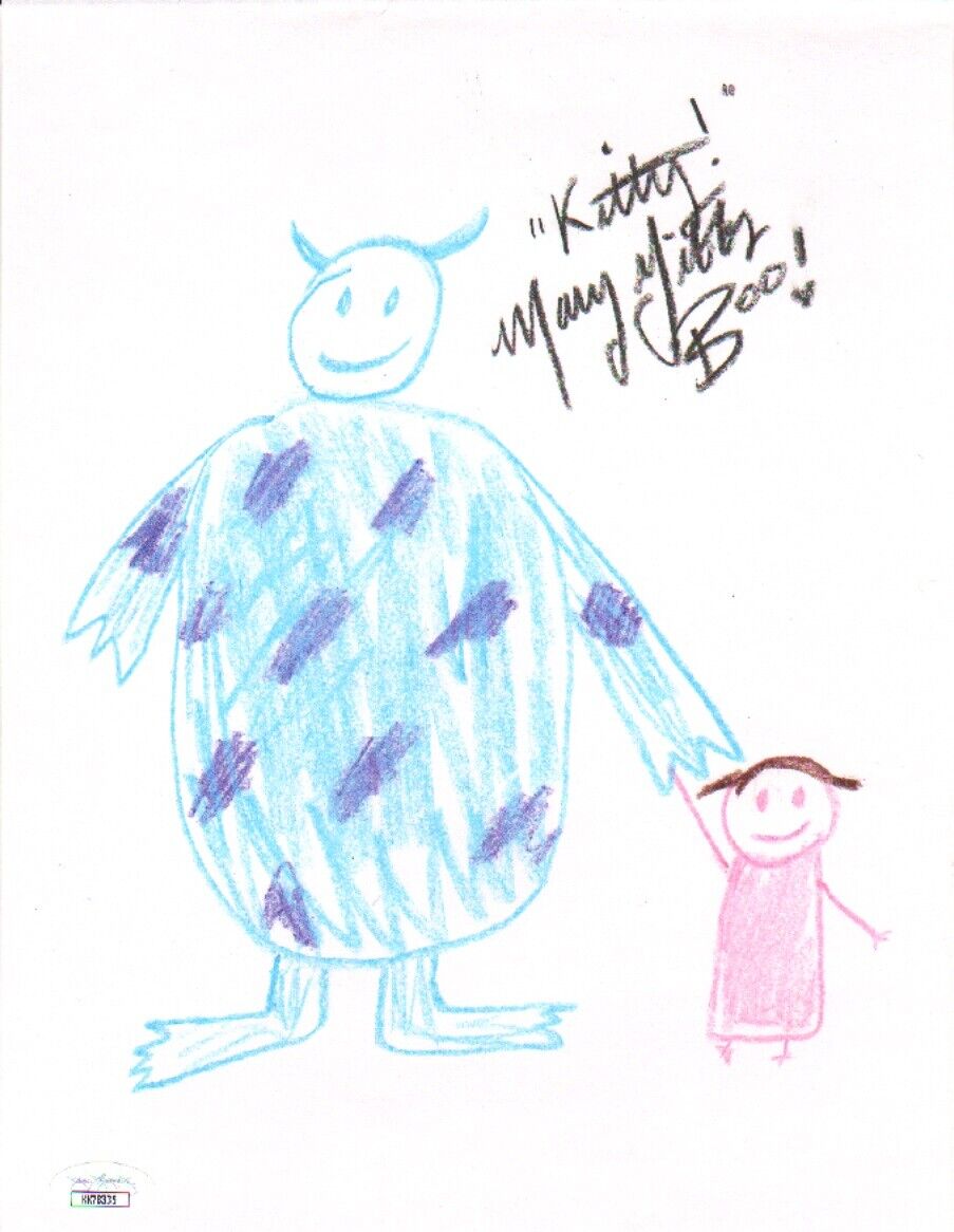 MARY GIBBS Authentic Hand-Signed Sketch BOO MONSTERS INC