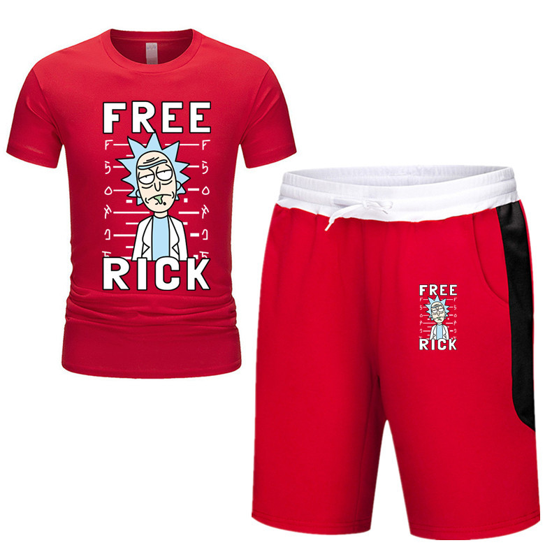 rick and morty shorts clothing