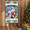 Santa Claus Cat - Diamond Painting - Full Round Drill (Canvas|40*70cm)
