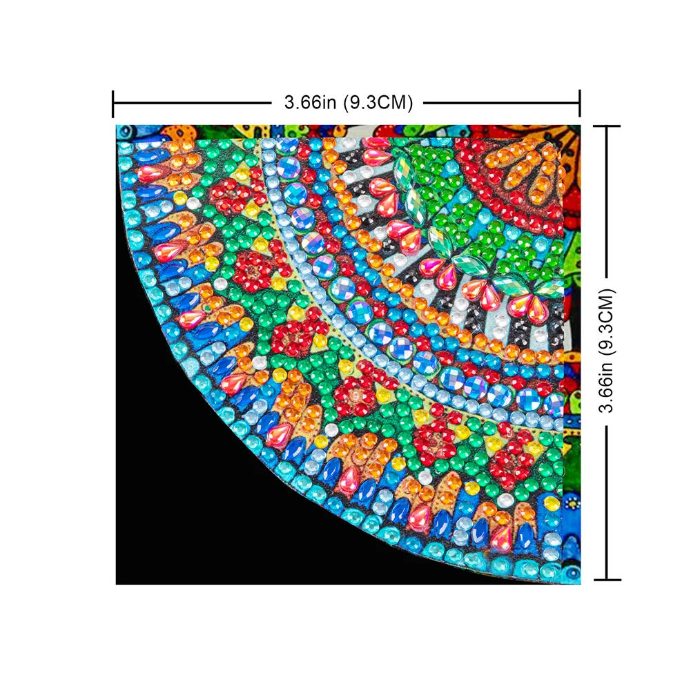 DIY Corner Bookmark Art Craft 5D Dot Drill Book Mark for Presents