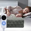 Plush Electric Blanket Winter Warm Throw Single Velvet Smart Office Grey Blanket