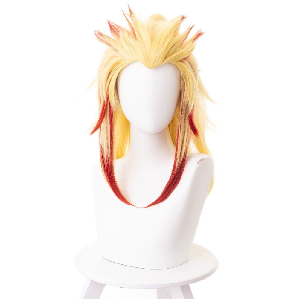 Demon Slayer Rengoku Kyoujurou Cosplay Wig