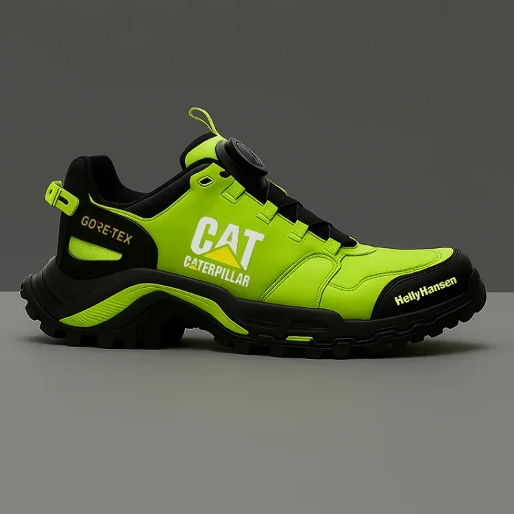 CAT i Helly Hansen łączą siły, aby stworzyć męskie buty robocze odporne na przebicie i rozdarcie.