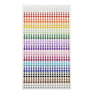 900 pieces 15 colors eyebrow heart tear drill eye corner decoration