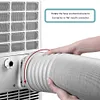 Universal Duct Extension Pipe Fittings Exhaust Hose for Mobile Air Conditioning