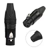 10pcs DIY Microphone XLR 3Pin Female Connector Cable Solder Plug Adapters