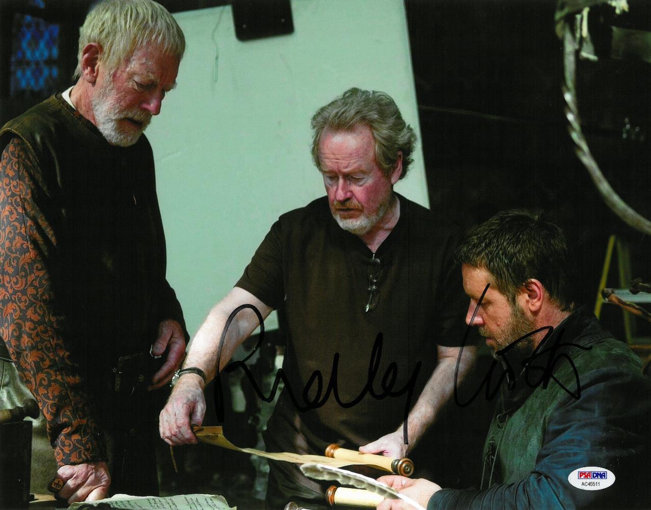 Ridley Scott Signed Gladiator Authentic Autographed 11x14 Photo Poster painting PSA/DNA #AC45511