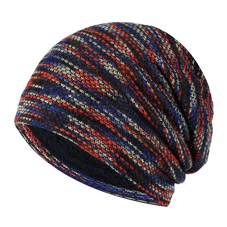 Men's Women's Autumn Winter Hedging Warm Pile Knitted Hat