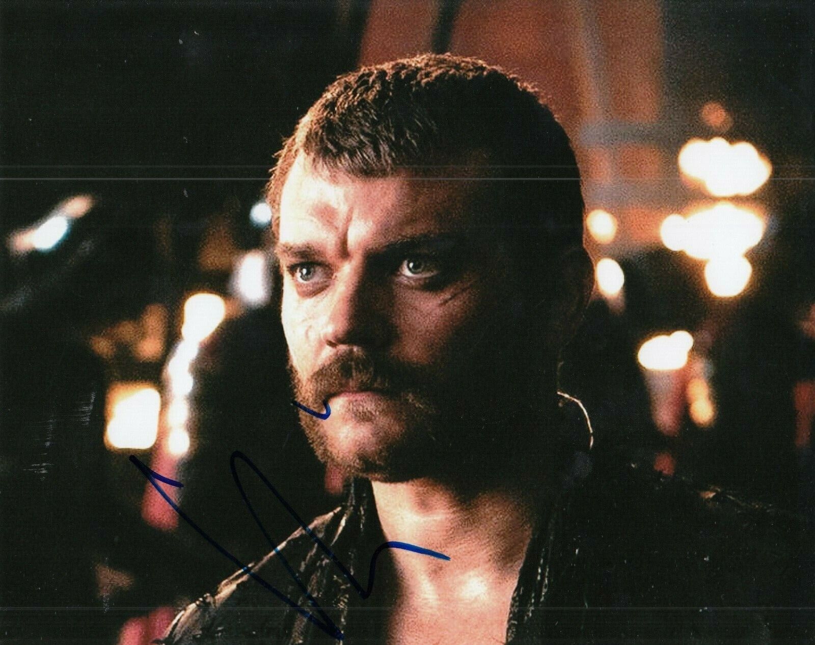 PILOU ASBAEK signed (GAME OF THRONES) Euron Greyjoy 8X10 Photo Poster painting *PROOF* W/COA #4