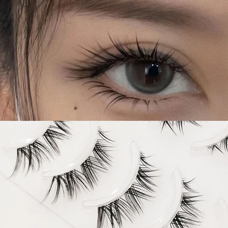 Aprileye Fox series oblique flying 5 pairs of light European and American whole little devil eyelashes female natural thick style