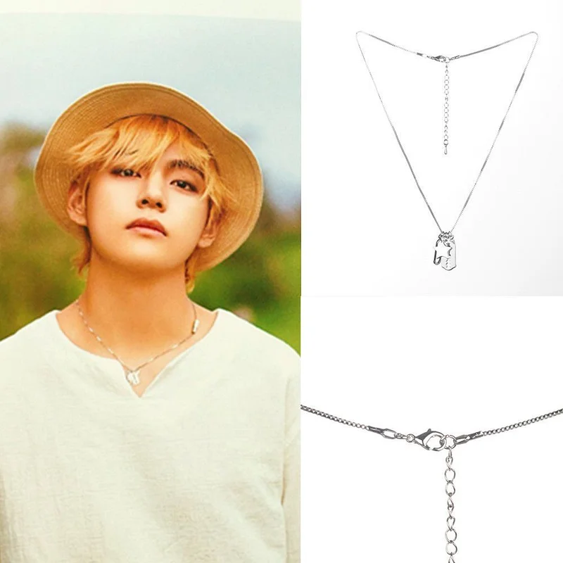 SLAY BTS - Taehyung wearing channel necklace 🌸gguk🌸