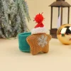Christmas snap ring cartoon plush elk Christmas clapping bracelet decoration toy