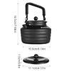 1.3L Outdoor Camping Kettle with Handle Anti-Slip Pot Tourist Cookware Supplies