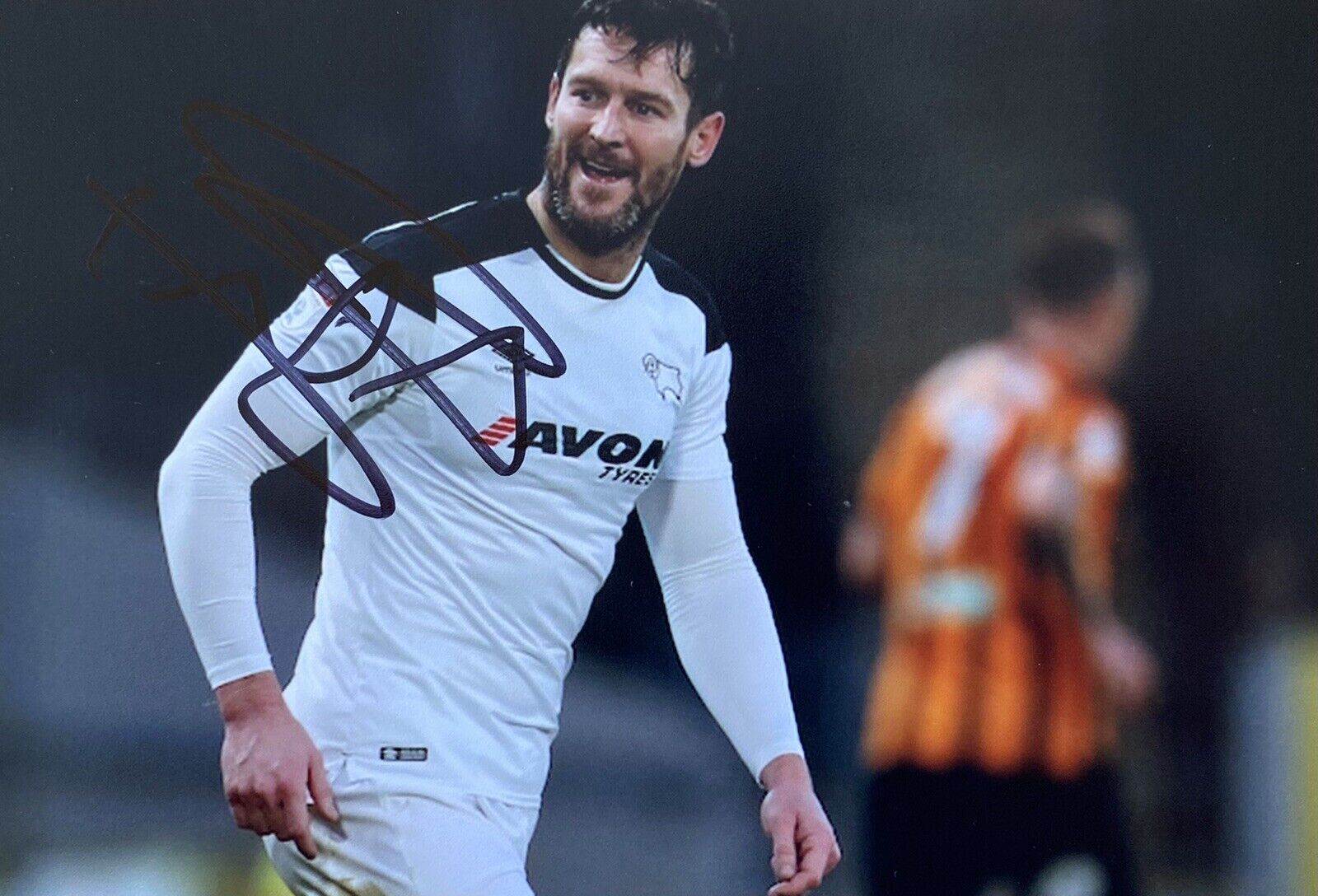 David Nugent Genuine Hand Signed Derby County 6X4 Photo Poster painting