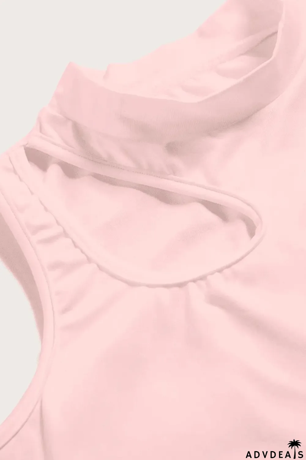 Blue Sexy Solid Patchwork Half A Turtleneck Tops