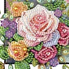 (US Local)2pcs/set 5D DIY Diamond Painting Dots Animal Flower Special Shape Pendant Hanging Craft Kits