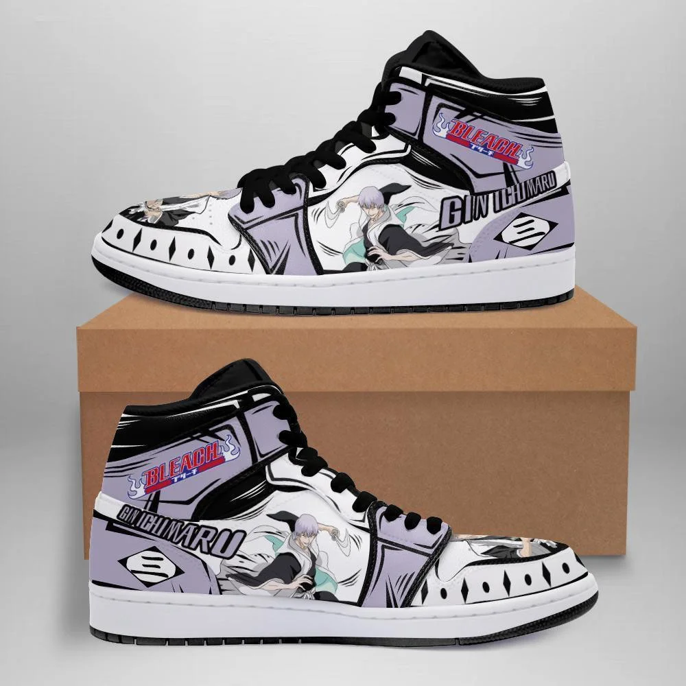 Kingofallstore - Bleach Gin Ichimaru Anime Sneakers Fan Gift Idea MN05