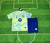2025/2026 Kids Size Barcelona Special Edition Flower Green Football Shirt 1:1 Thai Quality