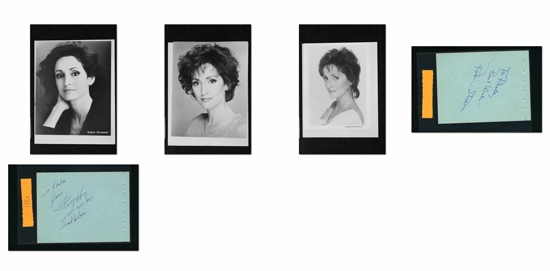 Robin Strasser - Signed Autograph and Headshot Photo Poster painting set - One Life to Live