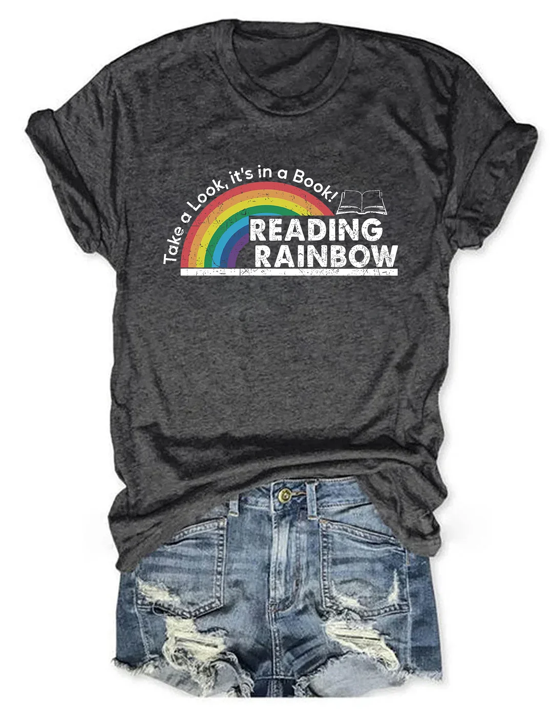 Take A Look It's In A Book Reading Rainbow T-shirt