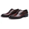 Mens fashion formal leather oxford dress shoes