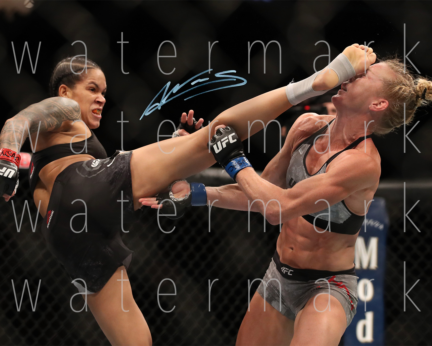 Amanda Nunes signed UFC MMA 8X10 print Photo Poster painting poster picture autograph RP