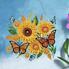 DIY Acrylic Special Shaped Diamond Painting Flower Ornament Hanging Kit