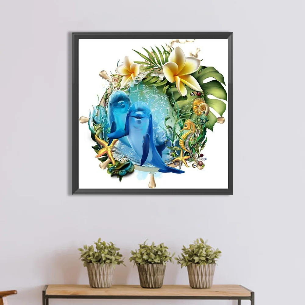 Full Round Diamond Painting 30*30cm - Underwater World