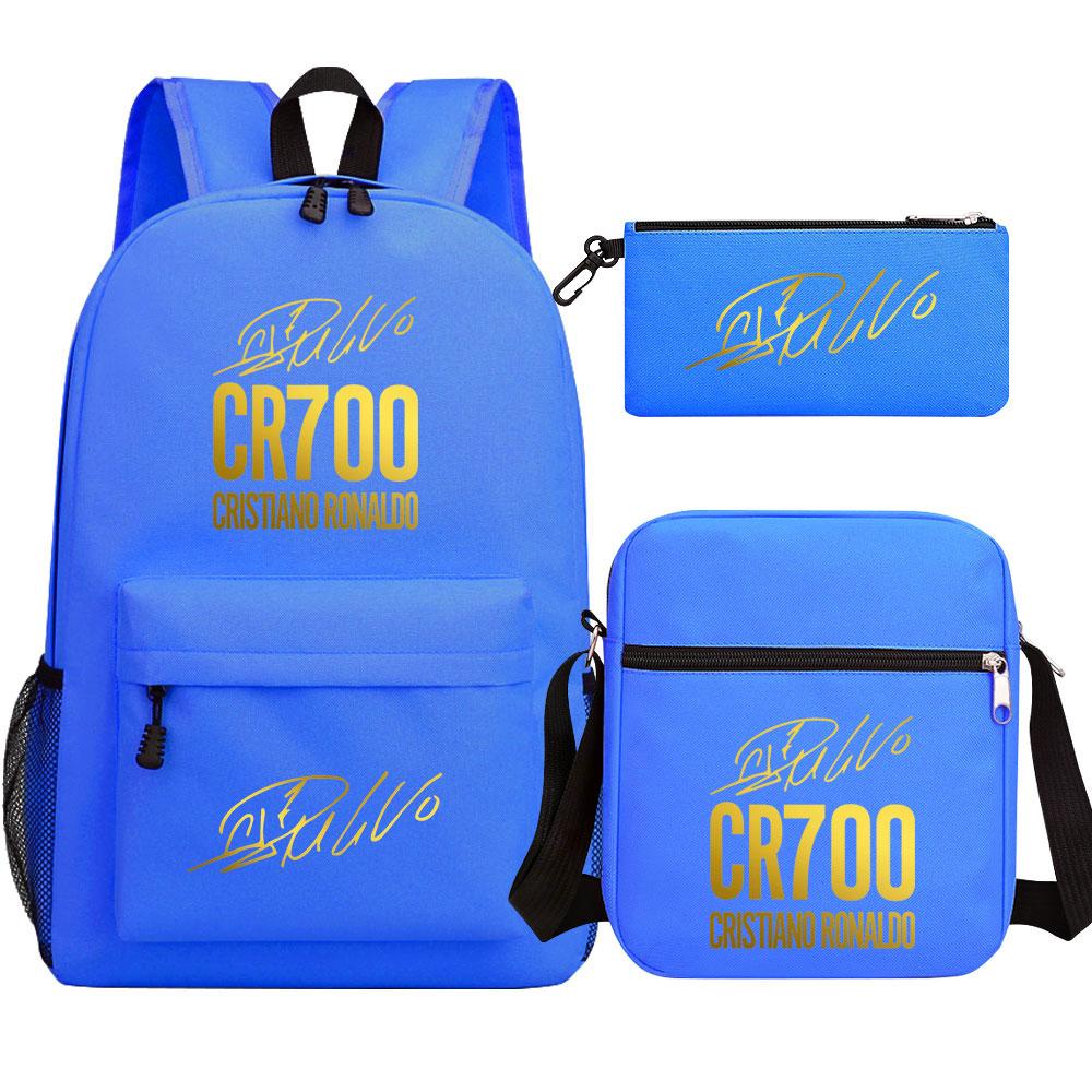 Mayoulove Cristiano Ronaldo Backpack Lightweight Design with Adjustable Straps for School-Mayoulove