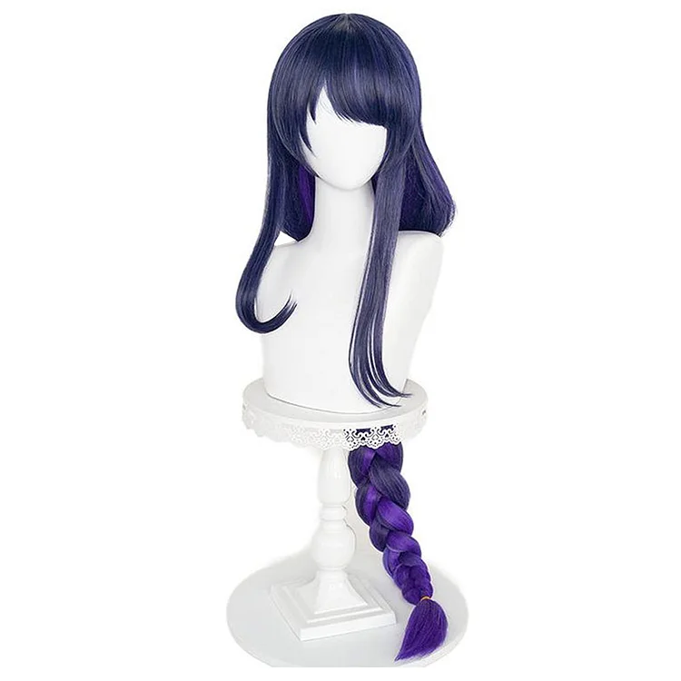 Genshin Impact - Baal Cosplay Wig Heat Resistant Synthetic Hair Carnival Halloween Party Props