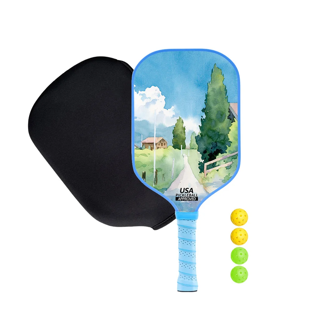 Original Paddle (16mm) T700 Sandblasted Carbon Fiber-Vibrant Vista Paddle