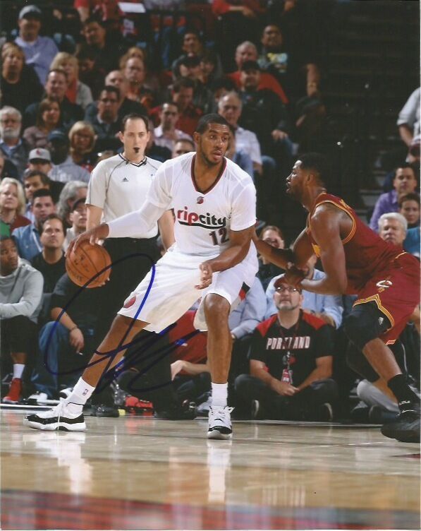 Portland Trailblazers Lamarcus Aldridge Autographed Signed 8x10 Photo Poster painting COA A