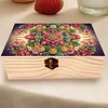 5D DIY Diamond Painting Handmade Wood Storage Box Crystal Storage Case (Pattern)