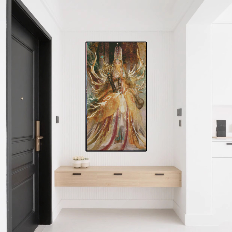 【ZZ00313- Strange Beast Chongming】 Painting Fairy Cross Stitch