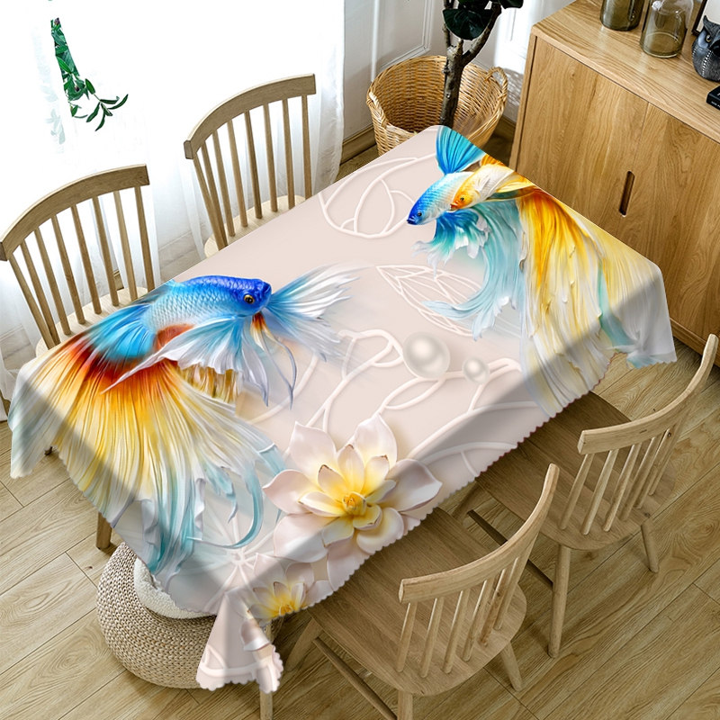 

Small Relief Flower - 3D Tablecloth, 140*140cm, 501 Original