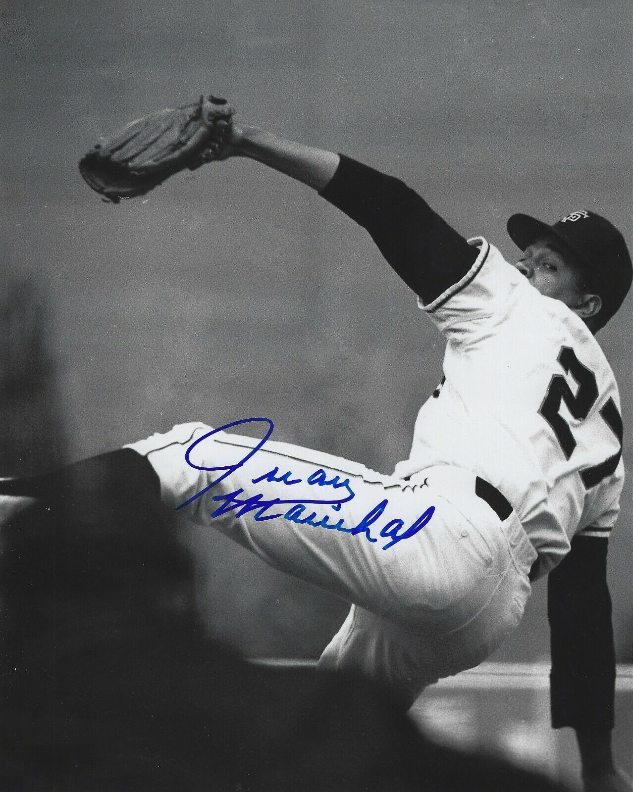 Signed 8x10 JUAN MARICHAL HOF San Francisco Giants Autographed Photo Poster painting - COA