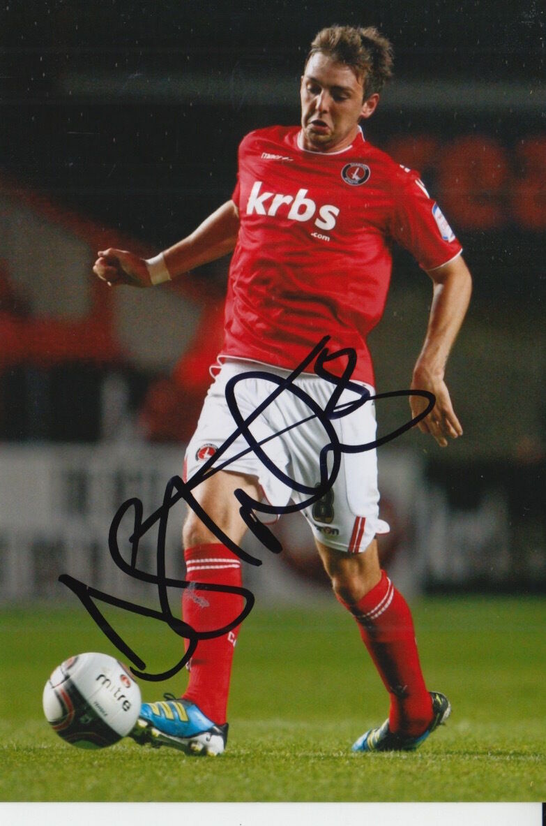 CHARLTON ATHLETIC HAND SIGNED DALE STEPHENS 6X4 Photo Poster painting 1.