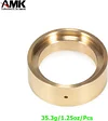AMK 4Pcs TRX4M Updates Brass 1.3" Beadlock Wheels Bead Lock Ring for 1/18 RC Crawler