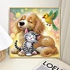 Diamond Painting-DIY Crystal Rhinestone Cat and Dog