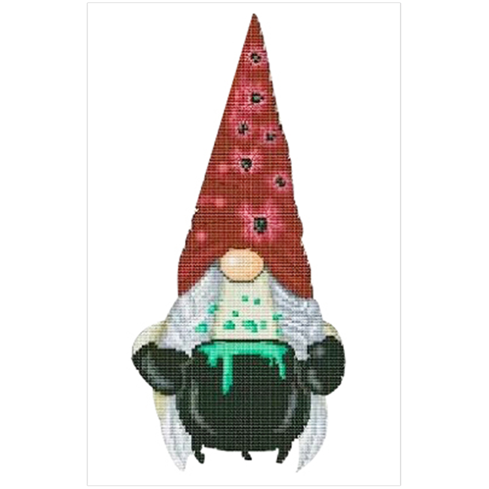 

Gnome - 11CT Stamped Cross Stitch - 45*30CM, 501 Original