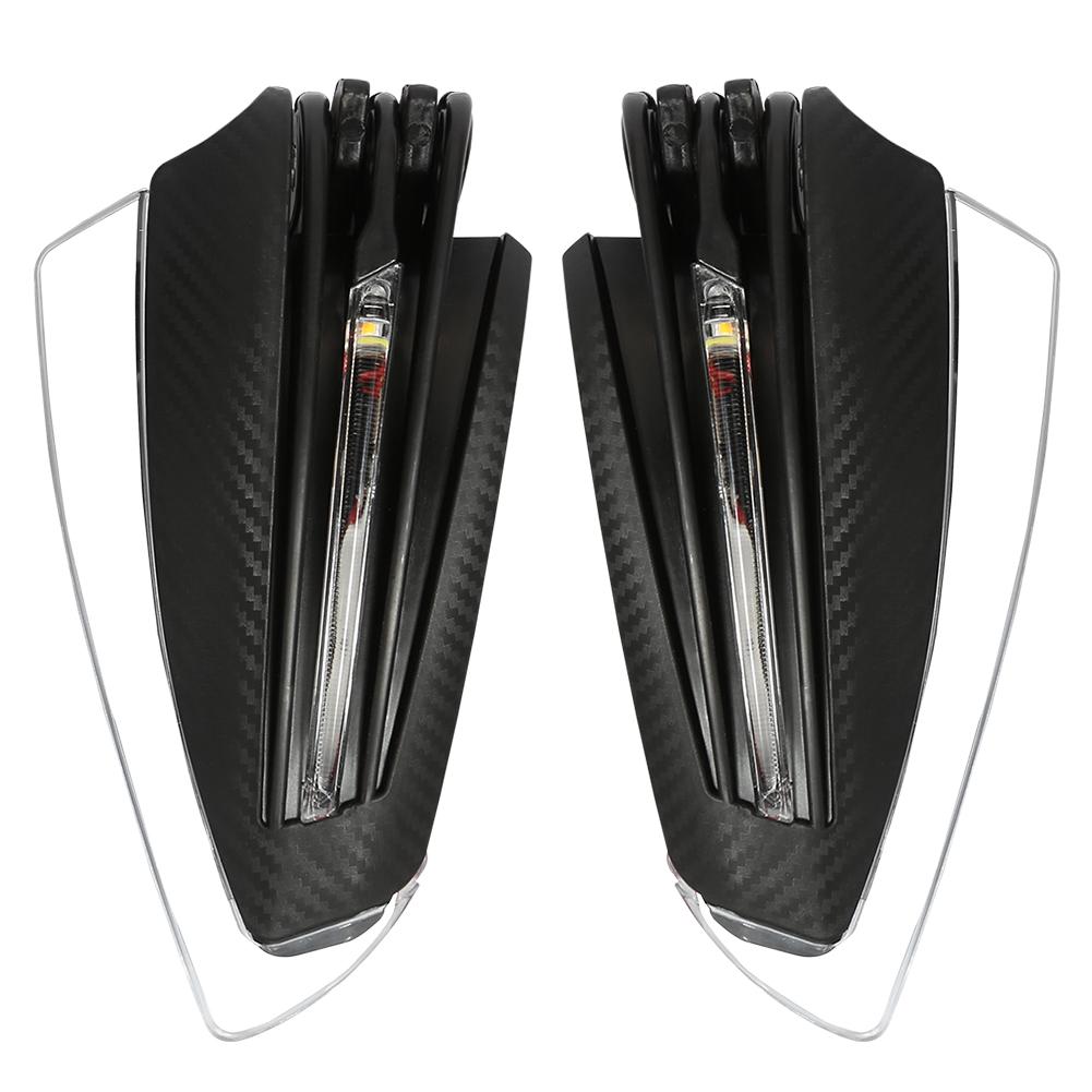 

1 Pair Motorcycle Hand Guard 22mm Handlebar Handguard w/ Turn Signal Light, 501 Original