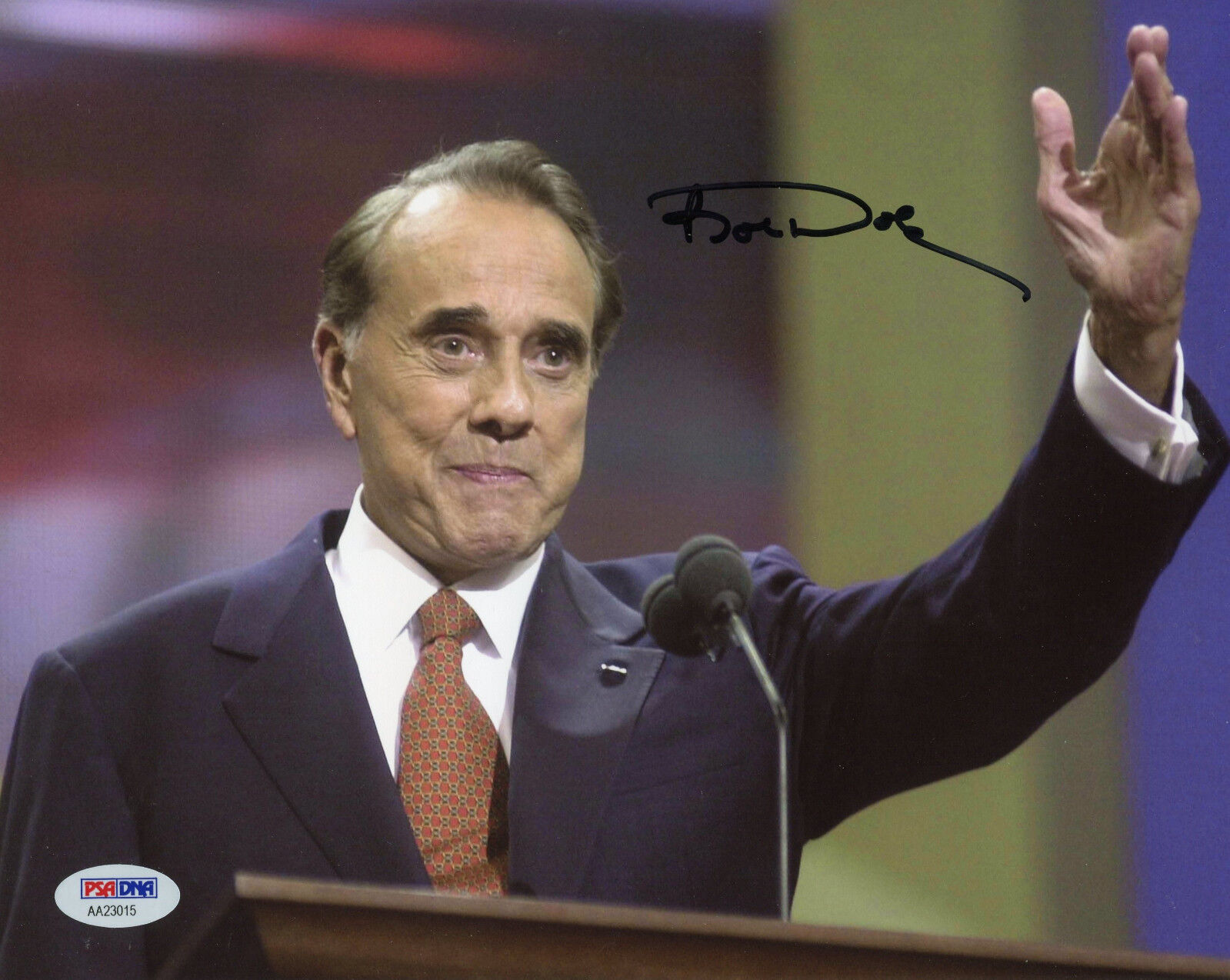 Bob Dole 8x10 President Photo Poster painting Signed Autographed PSA DNA Kansas Senator