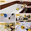 3Pcs Power Scrubber Drill Brush Attachment Set Electric Cleaning Scrub Brush Kit