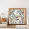 Diamond Painting-DIY Full Round Drill Owl(40x40cm)