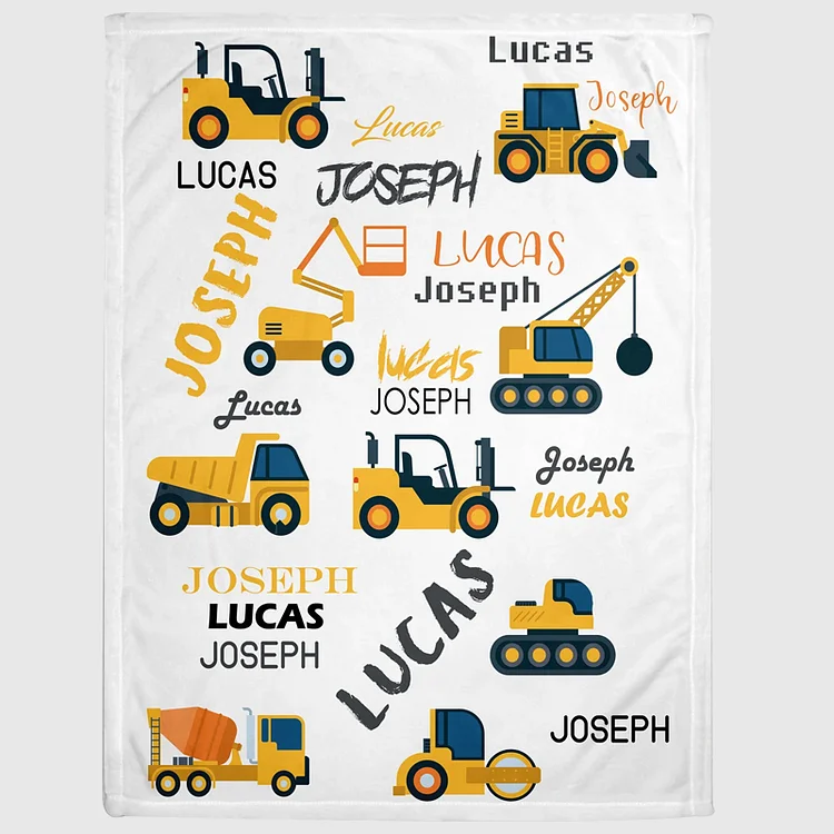 Personalized Car Blanket for Comfort & Unique | BKKid07[personalized name blankets][custom name blankets]