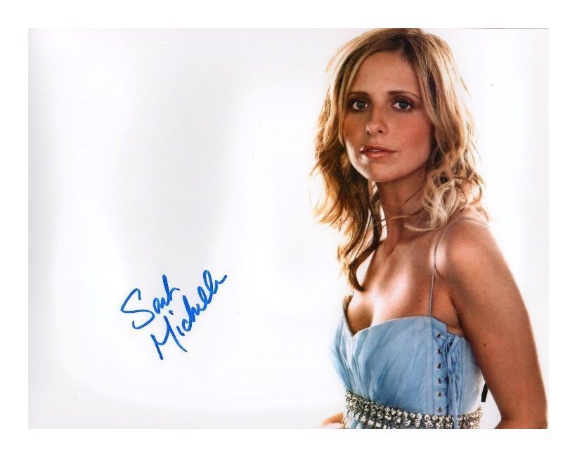 SARAH MICHELLE GELLAR AUTOGRAPHED SIGNED A4 PP POSTER Photo Poster painting PRINT 21