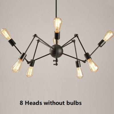 Vintage Industrial Loft Pendant Light 8/12/16/18 Heads Sputnik Pendant Lamp Restaurant Bar Lights