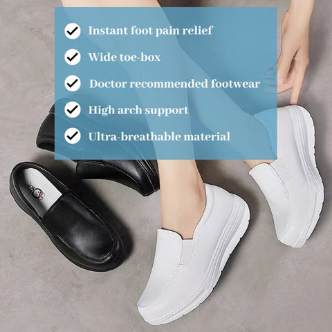 Women's Lightweight Platform Walking Nurse Shoes