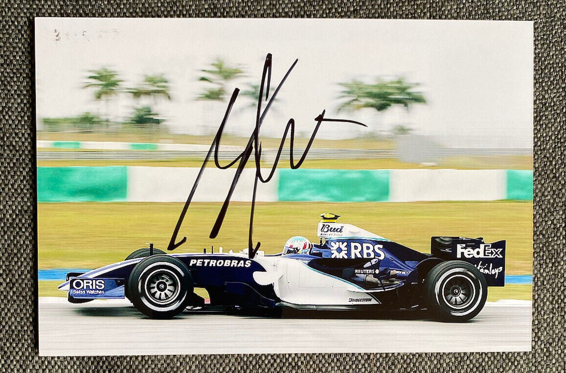 Alexander Wurz Photo Poster painting A Autographe Sur Photo Poster painting 10 X 15 CM Dédicacé